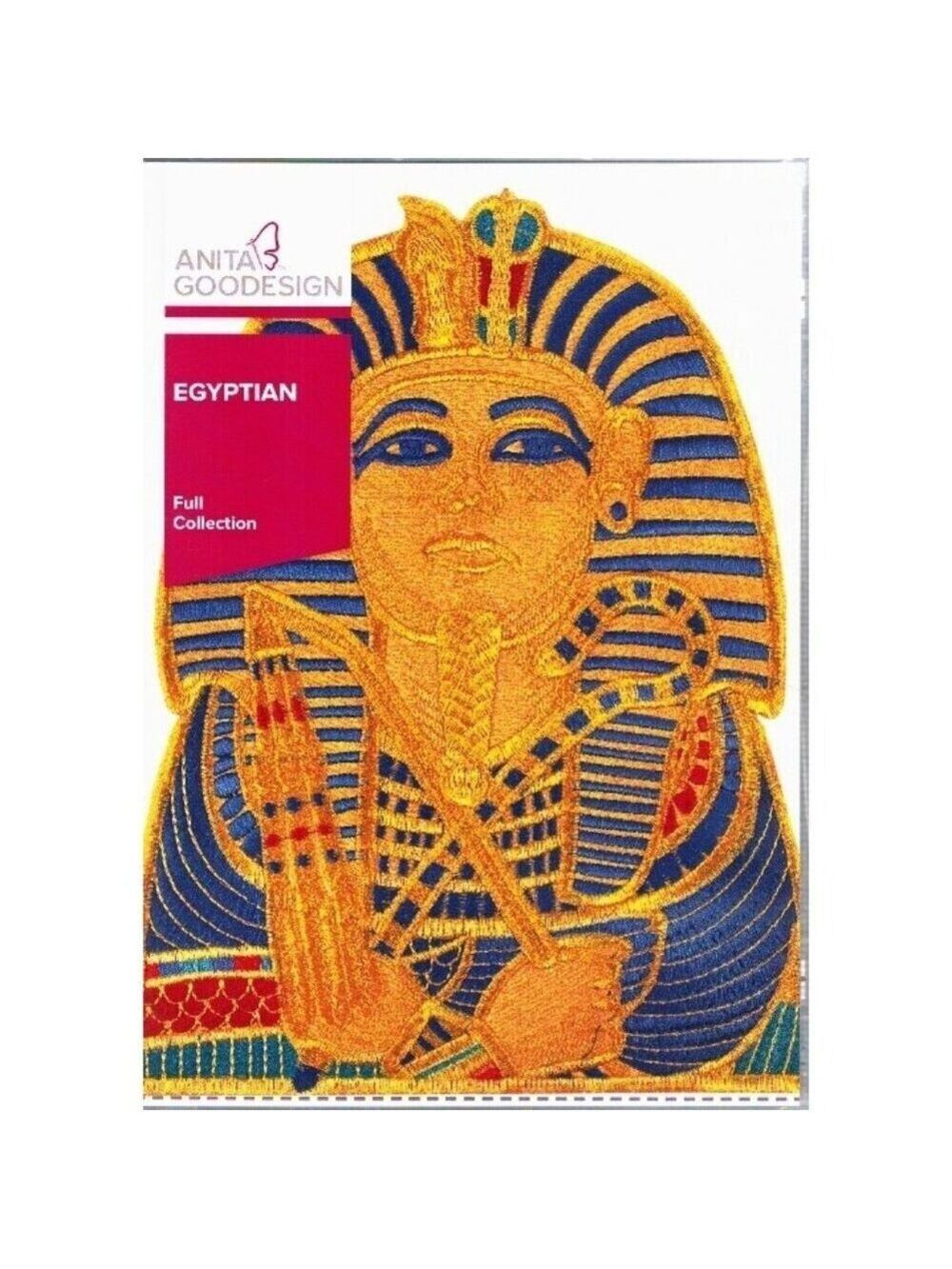 Anita Goodesign Egyptian Embroidery Collection Pharaoh Hieroglyph Ancient Motifs